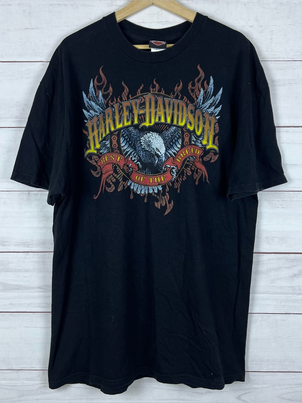 Harley Davidson T-Shirt Mens 2XL Black Best Of The Breed 2010 Virginia Beach